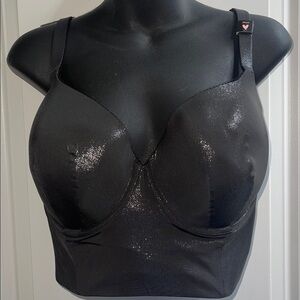 Victoria's Secret NEW high shine glossy body by Victoria lined Demi 38DDD  Bra